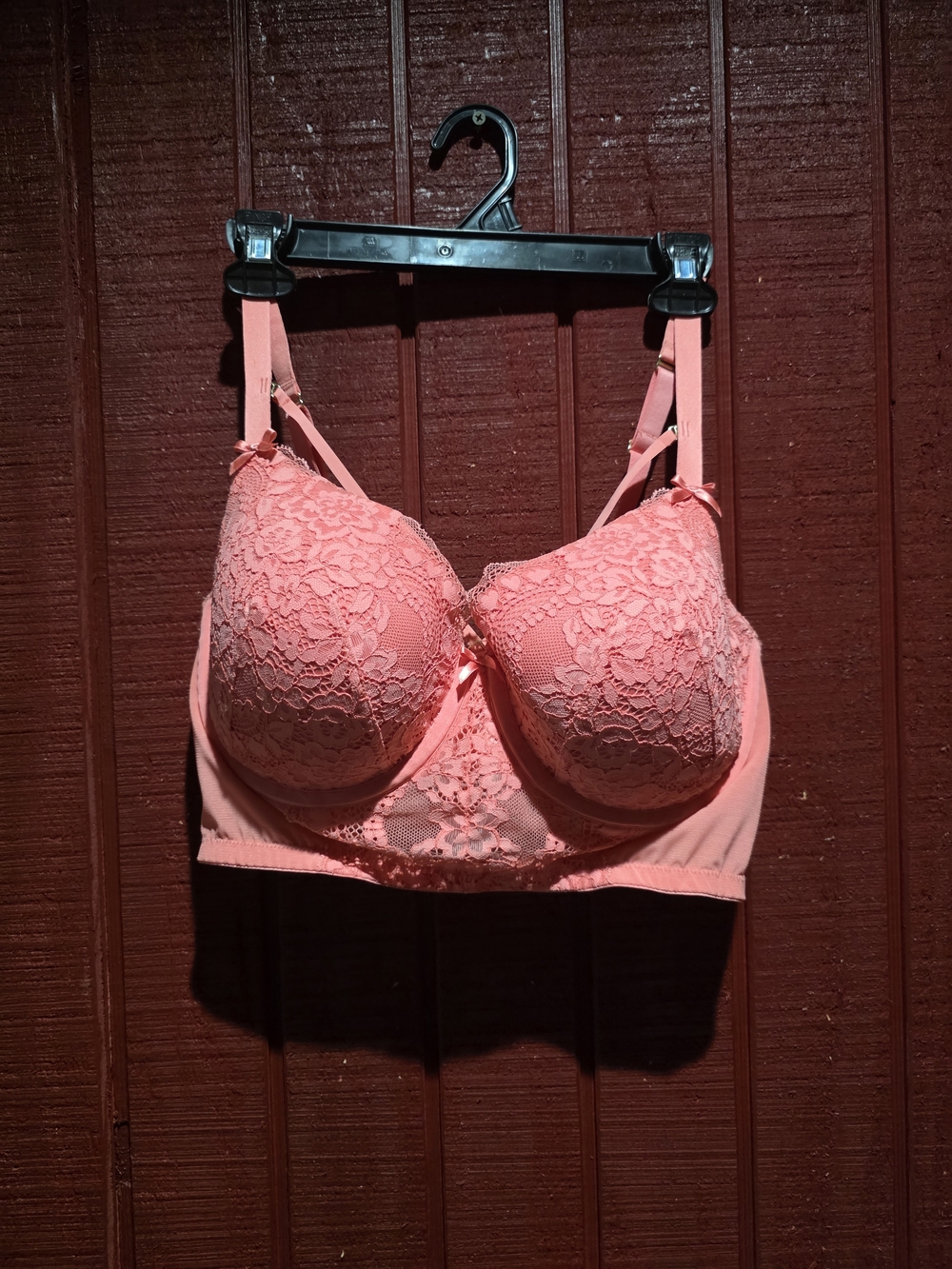 Cacique Coral Lace Longline Bra